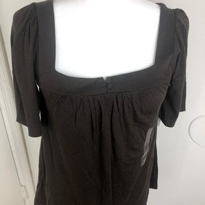 NWT Gap Small Square-Necked Short Sleeve Shirt